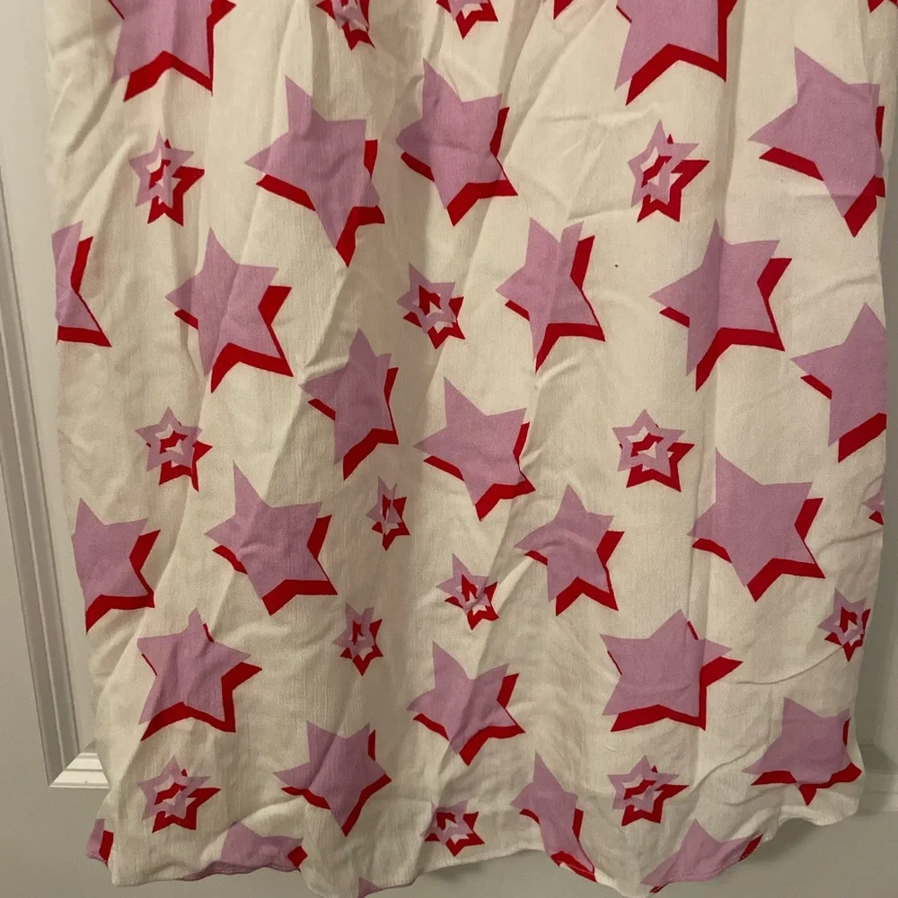 Buddy Love Starry Pink and Red Womens Mini Dress - Picture 4 of 6